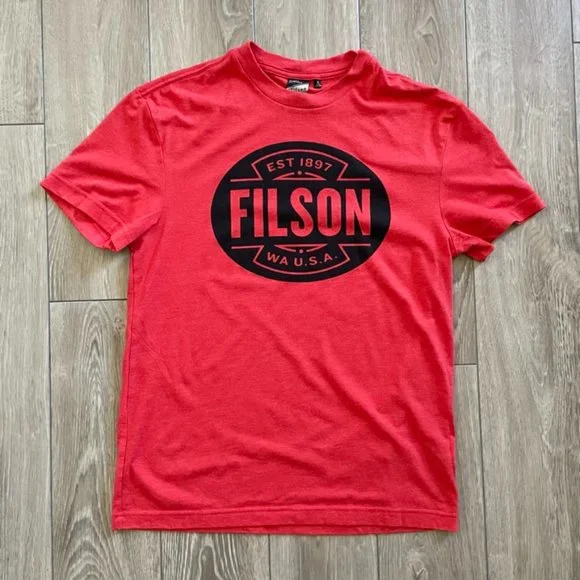 Filson | Red Logo Tee - Picture 1 of 5